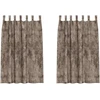 Aksominio tipo užuolaidos 2 pcs Kapučino 175 x 140 cm Aksomas