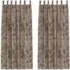 Aksominio tipo užuolaidos 2 vnt. Kapučino 245 x 140 cm Aksomas