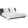 Antklodė su pagalve 3 pcs Balta Mikropluoštas 3377431