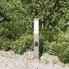 Pakabinamas šviestuvas Apsauginis šviestuvas su lizdu, 50 cm, nerūdijantis plienas, IP44