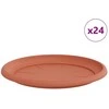 Apvalus gėlių padėklas 24 pcs Raudona plyta Ø 27 x 2,5 cm