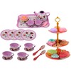 Lean Toys Vaikiškas arbatos servizo rinkinys lagamine