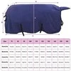 Arklių antklodė Jūrinė mėlyna 125 cm Poliesterio flisas