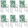 Atlošo pagalvėlės Lapelis 6 pcs Lapų raštas 100 x 50 x 3 cm