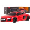 Audi R8 raudona RASTAR modelis 1:24 Zdalnie sterowane auto + Pilot 2,4 GHz