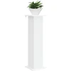 Augalų stovas 2 pcs Balta 305 x 30 x 1005 cm Apdirbta mediena
