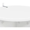 Augalų stovas 2 pcs Balta Ø40 x 60 cm Apdirbta mediena