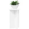 Augalų stovas 2 pcs Balta Ø40 x 60 cm Apdirbta mediena