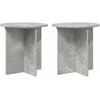 Augalų stovas 2 pcs Betono pilka 40 x 40 x 40 cm