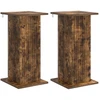 Augalų stovas 2 pcs Dūminio ąžuolo 30,5 x 30 x 60,5 cm