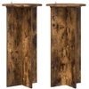 Augalų stovas 2 pcs Dūminio ąžuolo 40 x 40 x 80 cm