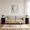 Augalų stovas 2 pcs Juoda Ø40 x 60 cm Apdirbta mediena