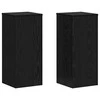 Augalų stovas 2 pcs Juodas ąžuolas 30 x 30 x 70 cm