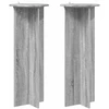 Augalų stovas 2 pcs Pilka sonoma ąžuolo Ø40 x 100 cm