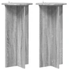 Augalų stovas 2 pcs Pilka sonoma ąžuolo 40 x 40 x 80 cm