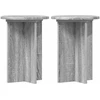 Augalų stovas 2 pcs Pilka sonoma ąžuolo Ø29,5 x 40 cm