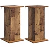 Augalų stovas 2 pcs Sendintos medienos 305 x 30 x 605 cm
