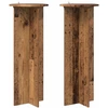 Augalų stovas 2 pcs Sendintos medienos Ø40 x 100 cm