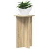 Augalų stovas 2 pcs Sonoma ąžuolas Ø40 x 60 cm Apdirbta mediena