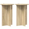 Augalų stovas 2 pcs Sonoma ąžuolas Ø40 x 60 cm Apdirbta mediena