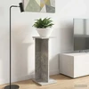 Augalų stovas Betono pilka 25 x 25,5 x 60,5 cm Apdirbta mediena