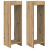 Augalų stovas su lentyna 2 pcs Amatinė Ąžuolas 30 x 30 x 100 cm