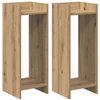 Augalų stovas su lentyna 2 pcs Amatinė Ąžuolas 30 x 30 x 80 cm
