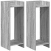Augalų stovas su lentyna 2 pcs Pilka Sonoma 30 x 30 x 80 cm