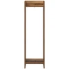 Augalų stovas su lentyna 2 pcs Senas medis 30 x 30 x 100 cm