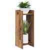 Augalų stovas su lentyna 2 pcs Senas medis 30 x 30 x 80 cm