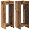 Augalų stovas su lentyna 2 pcs Senas medis 30 x 30 x 80 cm