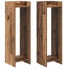 Augalų stovas su lentyna 2 pcs Senas medis 30 x 30 x 100 cm