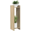 Augalų stovas su lentyna 2 pcs Sonoma ąžuolas 30 x 30 x 100 cm
