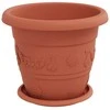 Augalų vazonai 24 pcs Raudona plyta Ø 26 x 21.5 cm Plastmasė