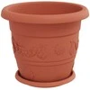 Augalų vazonai 24 pcs Raudona plyta Ø 26 x 21.5 cm Plastmasė