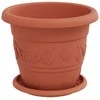 Augalų vazonai 24 pcs Raudona plyta Ø 26 x 21.5 cm Plastmasė
