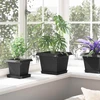 Augalų vazonai 6 pcs Juoda 23 x 23 x 175 cm Plastmasė