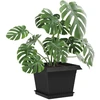 Augalų vazonai 6 pcs Juoda 23 x 23 x 175 cm Plastmasė