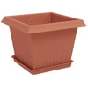 Augalų vazonai 6 pcs Raudona plyta 23 x 23 x 175 cm Plastmasė