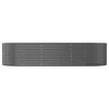 Aukštas sodo lovelis, antracito, 291x140x68cm, cinkuotas plienas