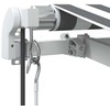 Automatinė ištraukiama markizė, antracito ir balta, 350x250cm