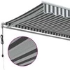 Automatinė ištraukiama markizė, antracito ir balta, 600x350cm