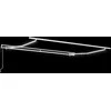 Automatinė ištraukiama markizė su LED, bordo spalvos, 300x250cm