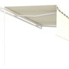 Automatiniu būdu ištraukiama markizė, kreminė, 4x3m