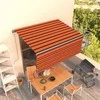 Automatiniu būdu ištraukiama markizė, oranžinė/ruda, 3,5x2,5m