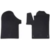 Automobilių kilimėlis 2 pcs Juoda Guma