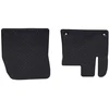 Automobilių kilimėlis 2 pcs Juoda Guma