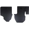 Automobilių kilimėlis 2 pcs Juoda Guma