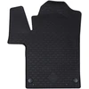 Automobilių kilimėlis 2 pcs Juoda Guma