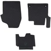 Automobilių kilimėlis 3 pcs Juoda Guma